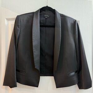Tahari Black Tuxedo Blazer
